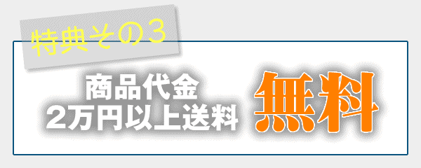 2万円以上送料無料